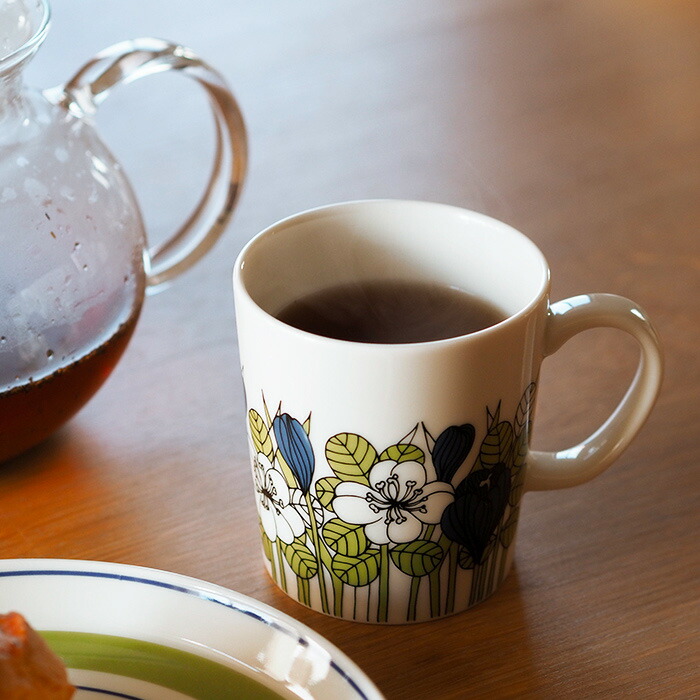 アラビア　クロッカス　マグ　300ml　グリーン　/　ARABIA　Krokus