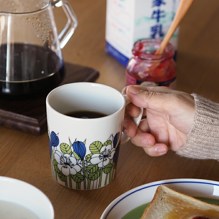 アラビア　クロッカス　マグ　300ml　グリーン　/　ARABIA　Krokus