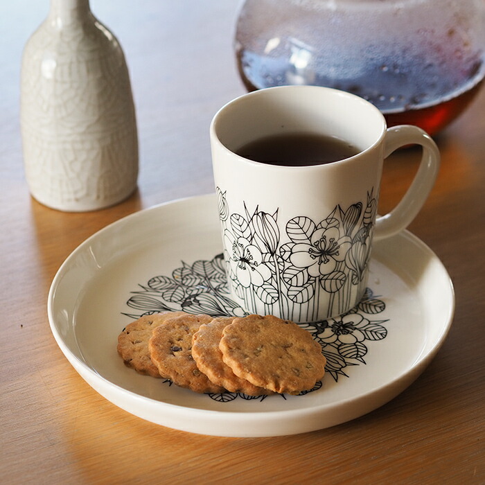 アラビア　クロッカス　マグ　300ml　ブラック　/　ARABIA　Krokus