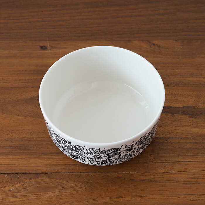 アラビア　クロッカス　ボウル　13cm　ブラック　/　ARABIA　Krokus