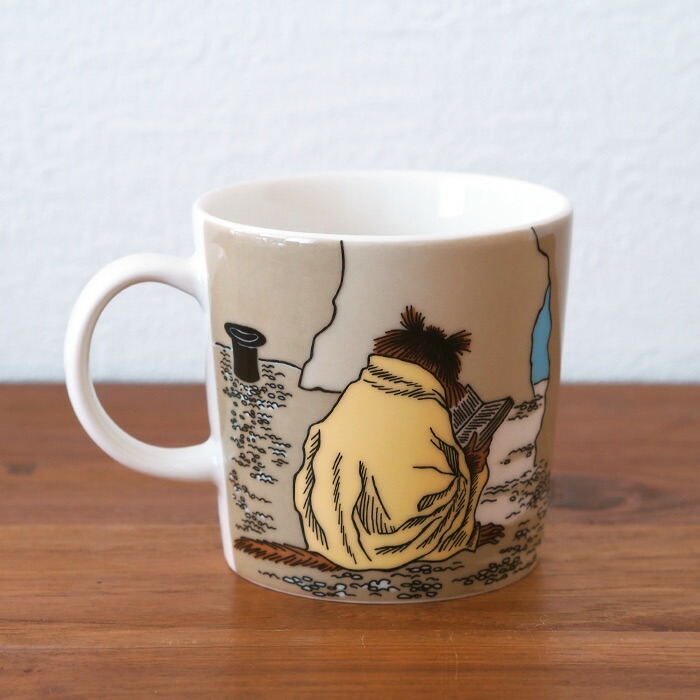 アラビア　ムーミン　マグ　じゃこうねずみ　ベージュ　/　ARABIA　Moomin