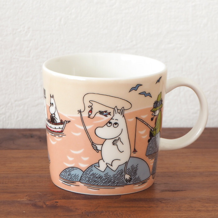 【取扱終了0305】【2022年限定】アラビア　ムーミン　マグ　サマーフィッシング　/　ARABIA　Moomin　SummerFishing　※