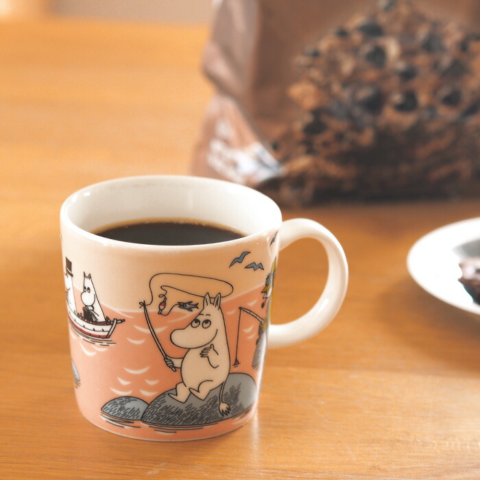 【取扱終了0305】【2022年限定】アラビア　ムーミン　マグ　サマーフィッシング　/　ARABIA　Moomin　SummerFishing　※