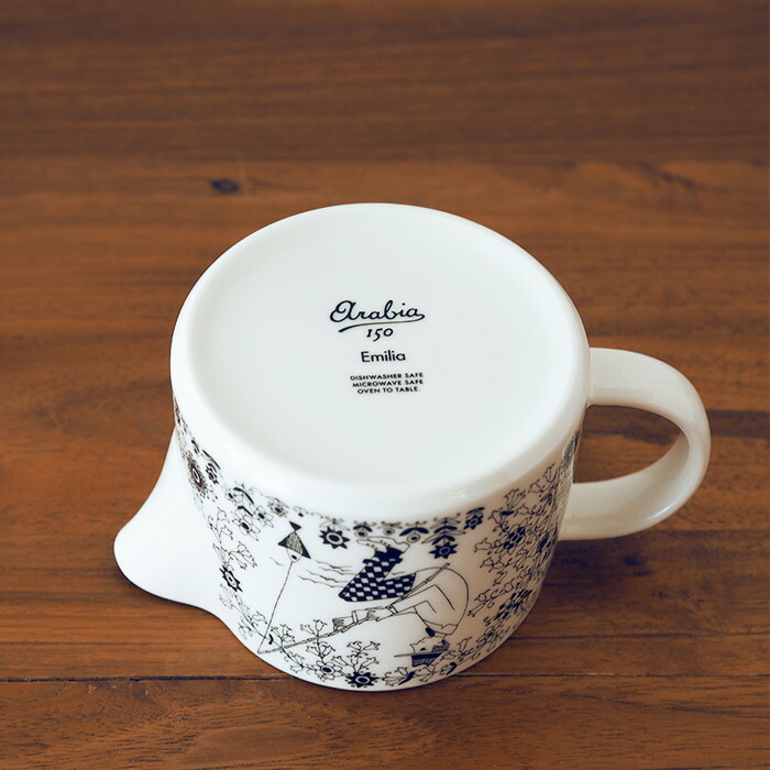 アラビア　エミリア　ピッチャー　0.35L　/　ARABIA　Emilia