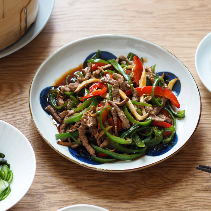 BARBAR　いろは　大皿　丸文