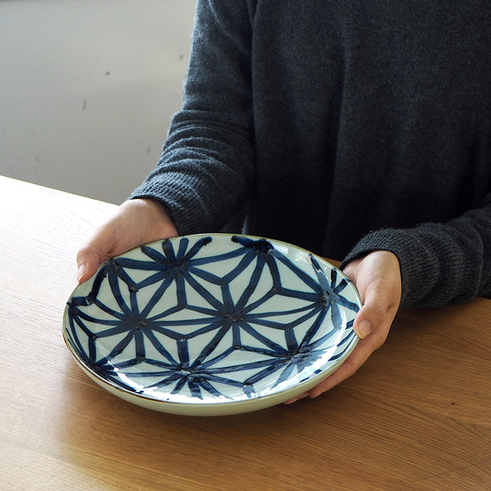 BARBAR　いろは　大皿　麻の葉文