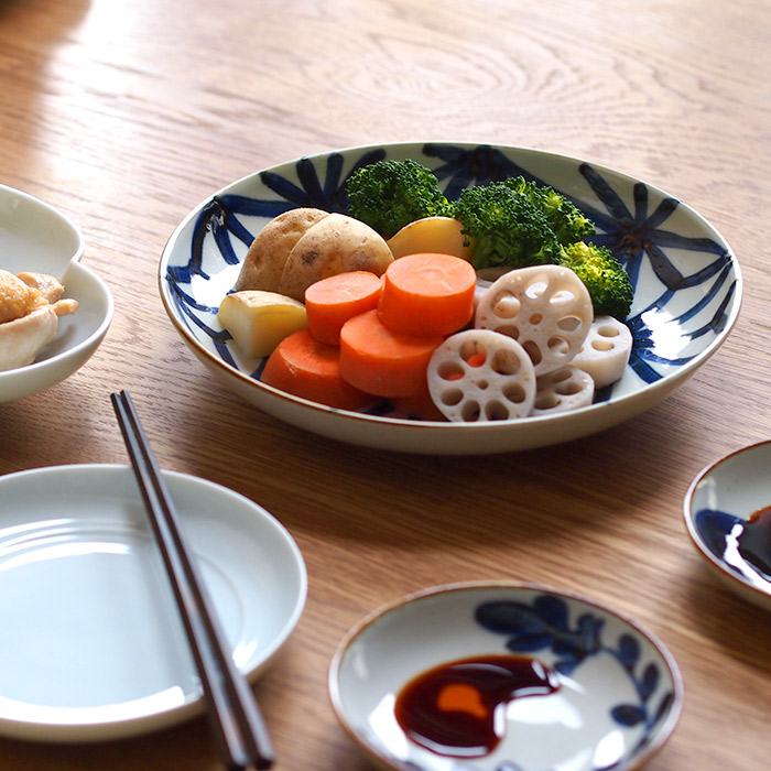 BARBAR　いろは　大皿　麻の葉文