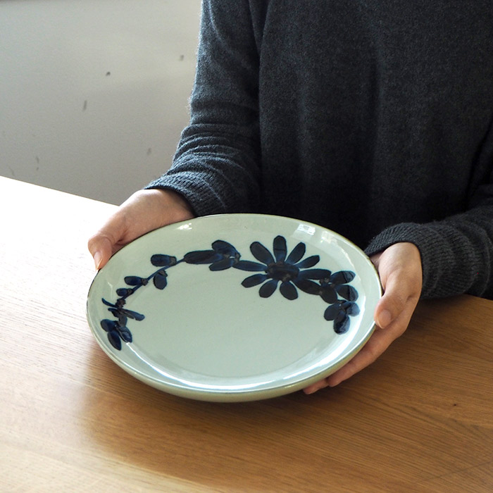 BARBAR　いろは　大皿　菊文