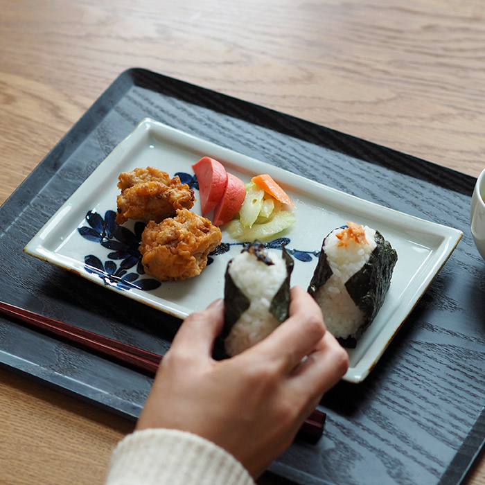 BARBAR　いろは　長角皿　菊文