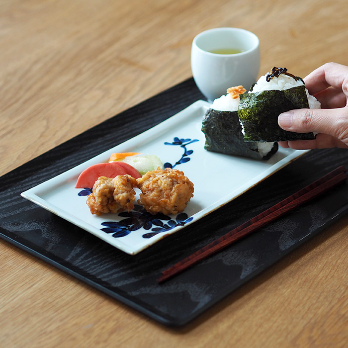 BARBAR　いろは　長角皿　菊文