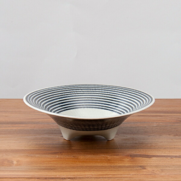 BARBAR　藍駒　三つ足中鉢