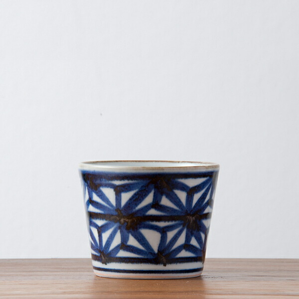 BARBAR　いろは　そば猪口　麻の葉文