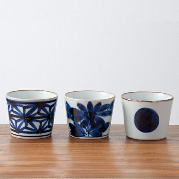 BARBAR　いろは　そば猪口　麻の葉文