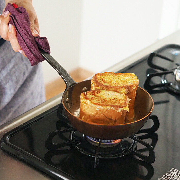 【4月より値上げ】ボウマル　銅のフライパン　16cm（フランス製）　/　BAUMALU