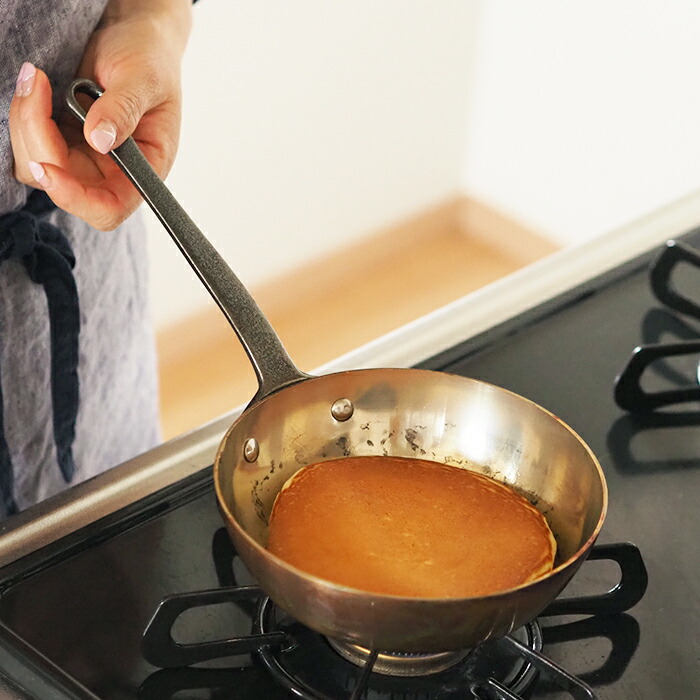 【4月より値上げ】ボウマル　銅のフライパン　16cm（フランス製）　/　BAUMALU