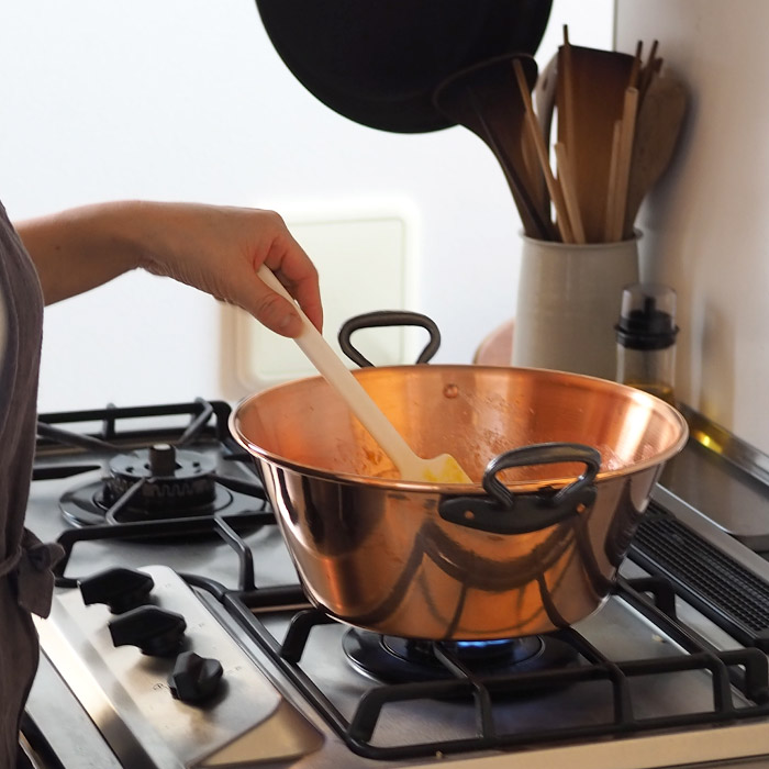 【4月より値上げ】ボウマル　銅のジャム鍋　26cm（フランス製）　/　BAUMALU