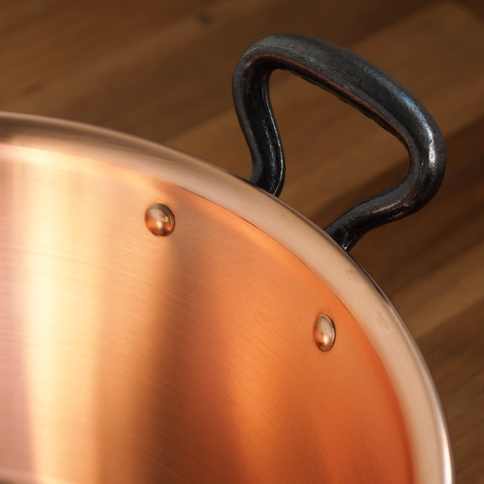 【4月より値上げ】【IH対応】ボウマル　銅のジャム鍋　26cm（フランス製）　/　BAUMALU