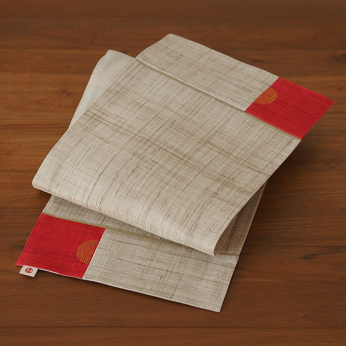 【今季販売終了25/01】BAN INOUE　日の出ラナー　テーブルランナー 　生成