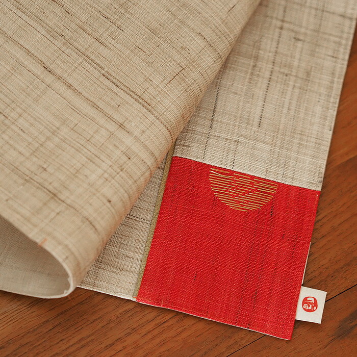 【今季販売終了25/01】BAN INOUE　日の出ラナー　テーブルランナー 　生成