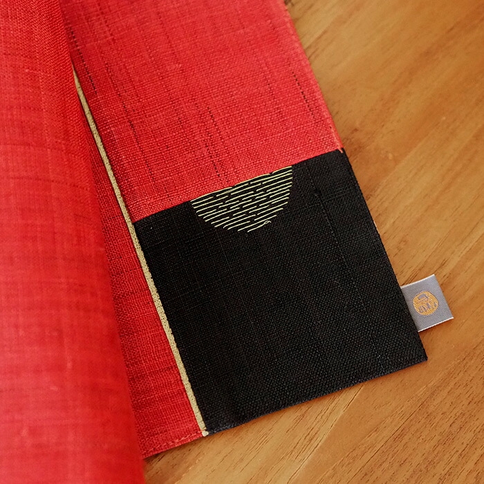 【今季販売終了24/12】BAN INOUE　日の出ラナー　テーブルランナー 　赤