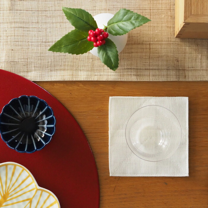 BAN INOUE　かやコースター　晒