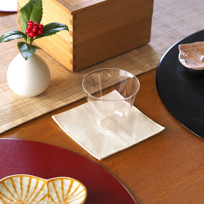 BAN INOUE　かやコースター　晒