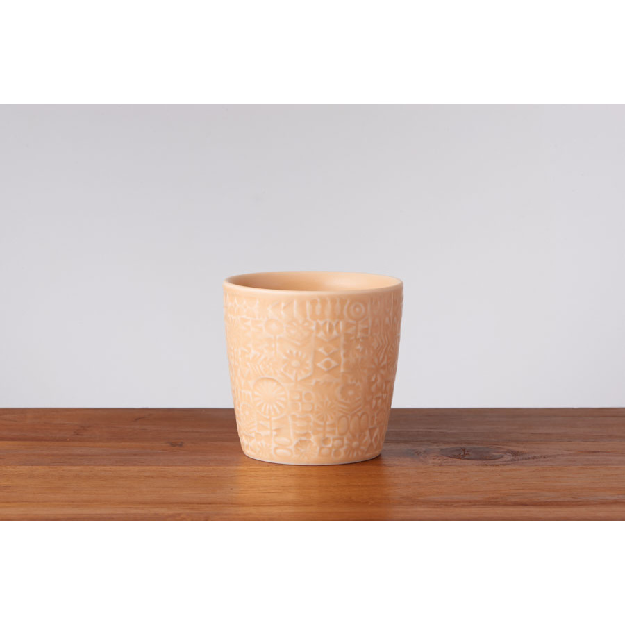 【取扱終了】バーズワーズ　パターンド　カップ　シェルピンク　/　BIRDS'　WORDS　PATTERNED　※