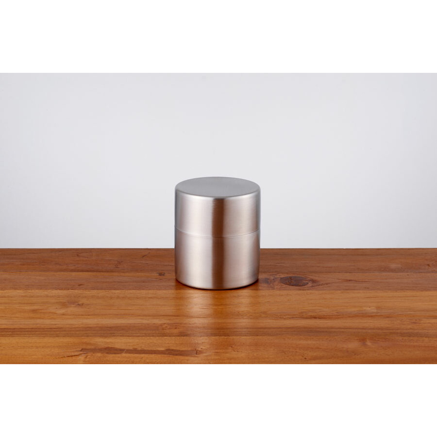 ブランシェ・アソシエ　オリエンタルモダン　茶筒　ワイド　350cc　H9.5cm　/　BLANCHE　ASSOCIES　OM