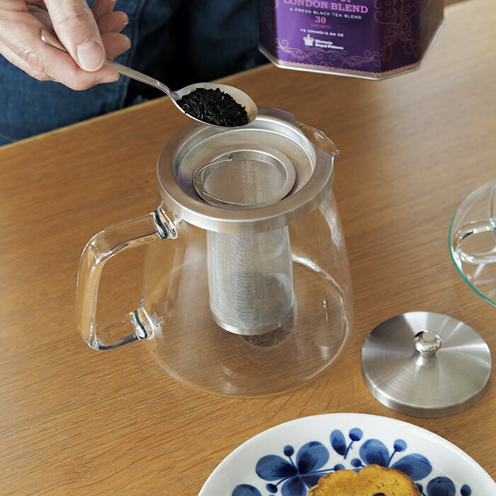 ボヘミアクリスタル　チャーム　ティーポット　1100ml　/　BOHEMIA　Cristal