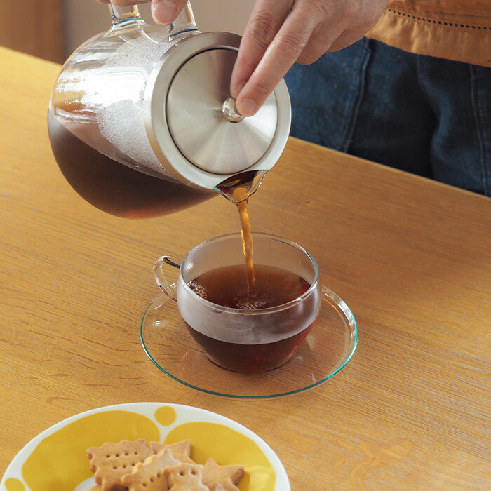 ■ボヘミアクリスタル　エヴァ　ティーカップ＆ソーサー　250ml　/　BOHEMIA　Cristal