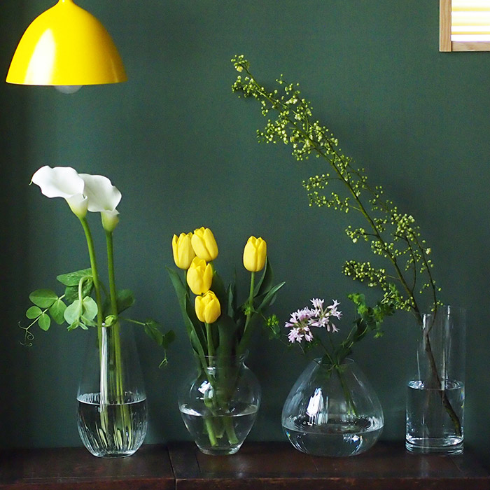 【取扱終了0312】ボヘミアクリスタル　ウォーターフォール　フラワーベース　245mm　/　BOHEMIA　Cristal　※