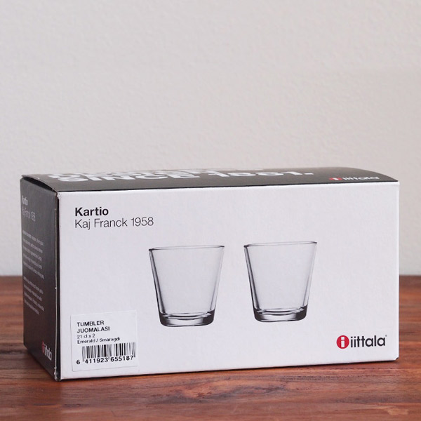 【取扱終了0111】イッタラ　カルティオ　タンブラー　グレー　/　iittala　Kartio　□※