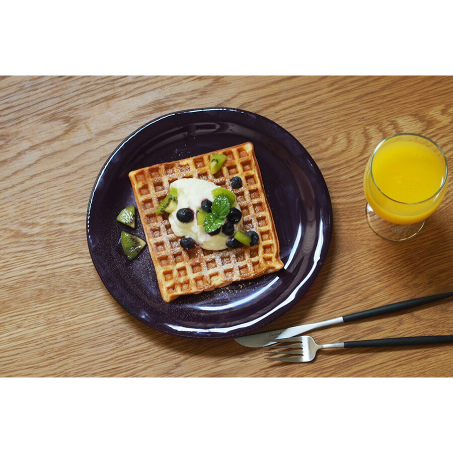 【取扱終了0106】カサゲント　Campagna　プレート　22cm　プルーン　/　CASAgent　prugna