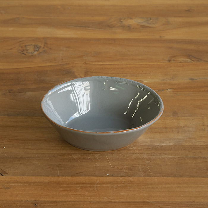 カサゲント　Campagna　オーバルボウル　17×14cm　グレー　/　CASAgent　grigio