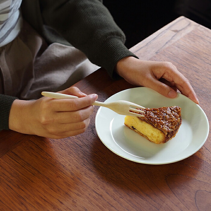 クラフト工房・木奏　木のカトラリー　ケーキフォーク