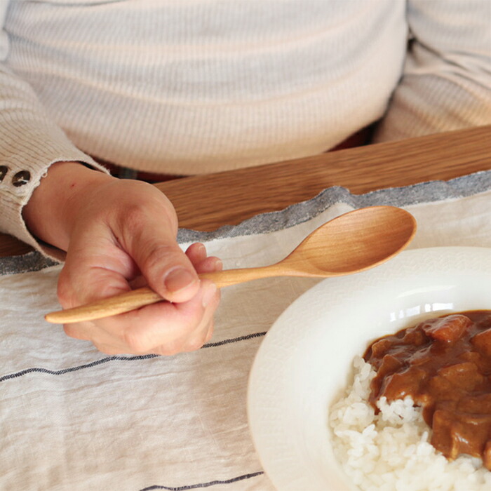 クラフト工房・木奏　木のカトラリー　カレースプーン