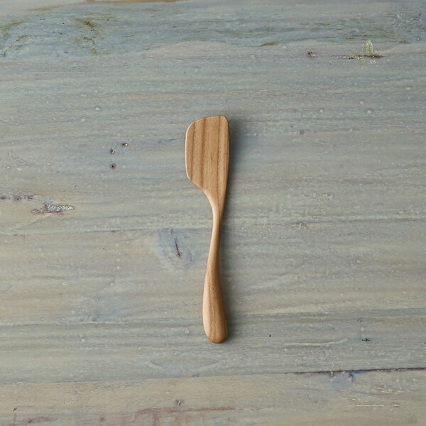 クラフト工房・木奏　木のカトラリー　ジャムベラ　右利き用