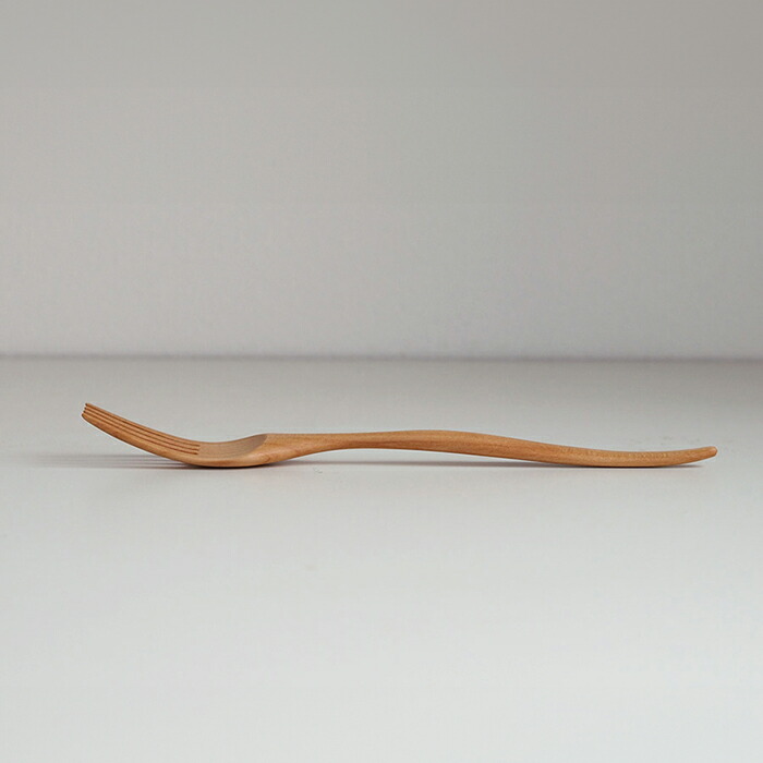 クラフト工房・木奏　木のカトラリー　パスタフォーク　小