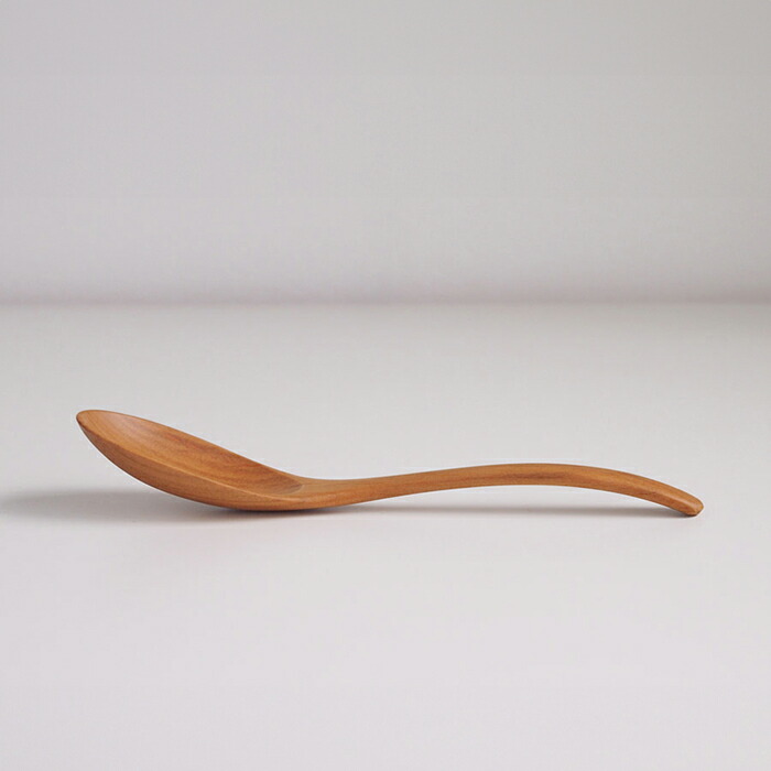 クラフト工房・木奏　木のカトラリー　れんげ風スプーン　大