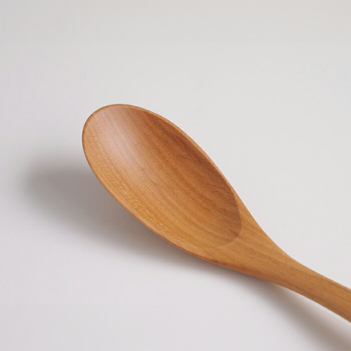 クラフト工房・木奏　木のカトラリー　れんげ風スプーン　大