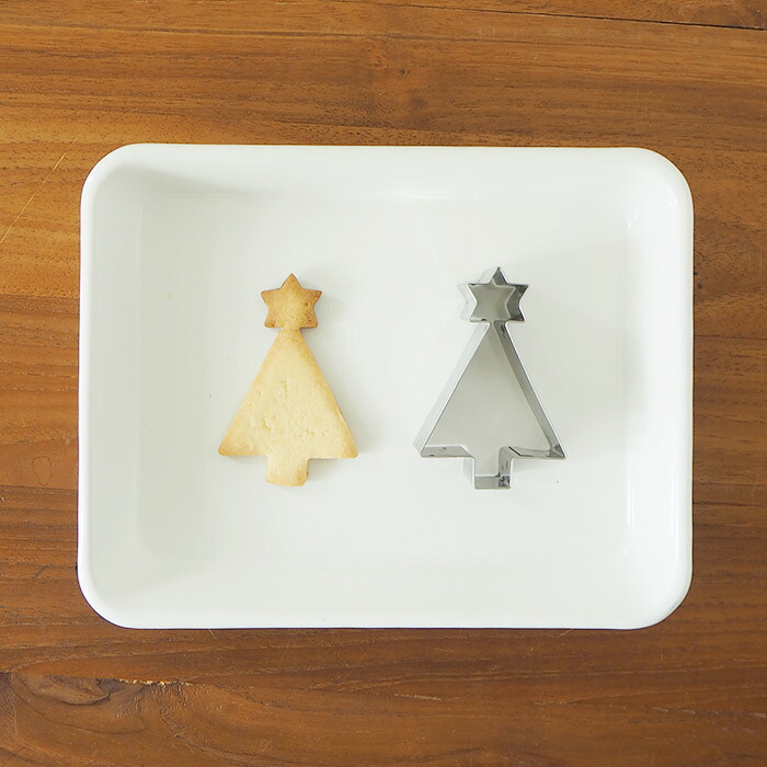 サンク　バークマン　クッキー型　クリスマスツリー　星付き　/　CINQ