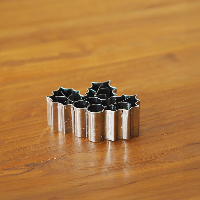 サンク　バークマン　クッキー型　ヒイラギ　/　CINQ