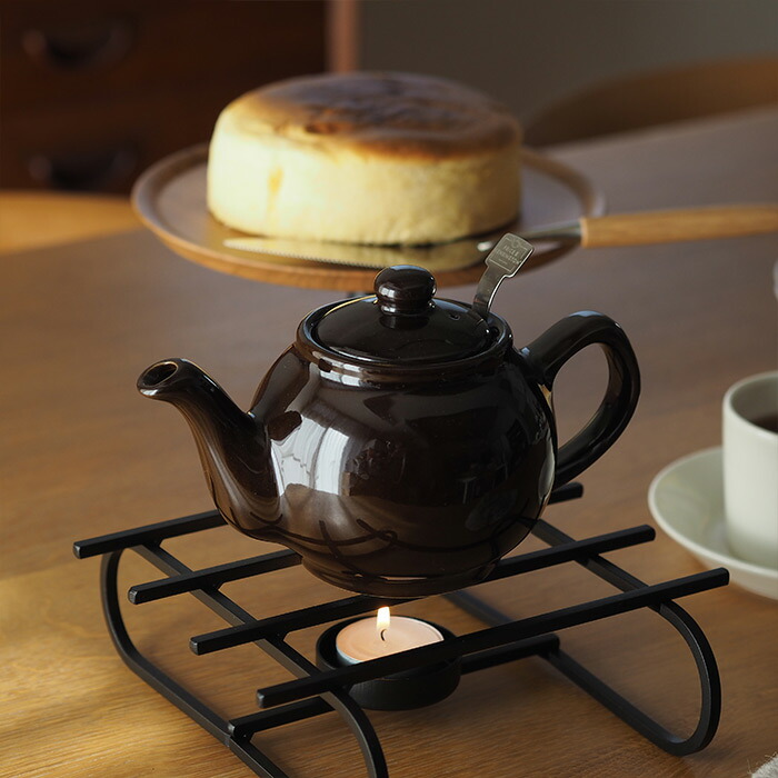 サンク　プライス&ケンジントン　ティーポット　2カップ　ストレーナー有　ブラウン　/　CINQ