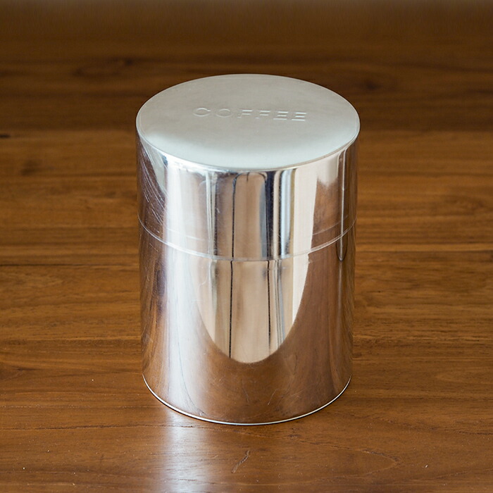 【取扱終了0212】サンク　ブリキの丸缶　コーヒー缶　/　CINQ　※