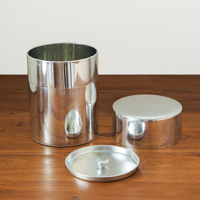 【取扱終了0212】サンク　ブリキの丸缶　コーヒー缶　/　CINQ　※