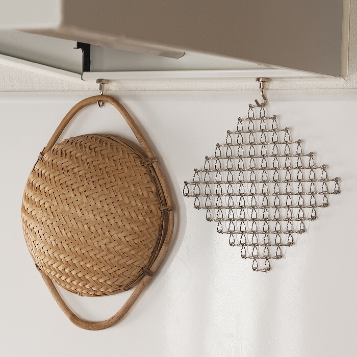 サンク　ワイヤー鍋敷き　シルバー　/　CINQ