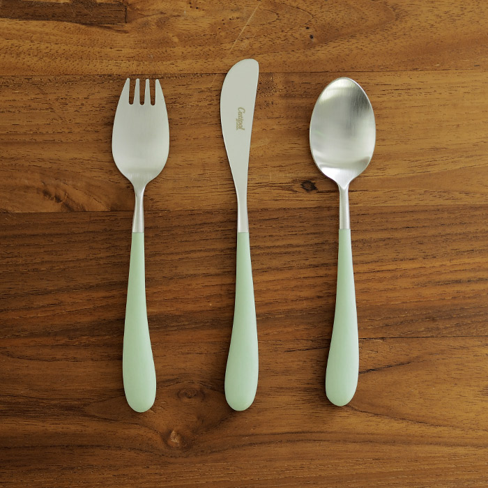 【正規品】クチポール　アリス　セラドン　シルバー　3PCS　/　Cutipol　ALICE