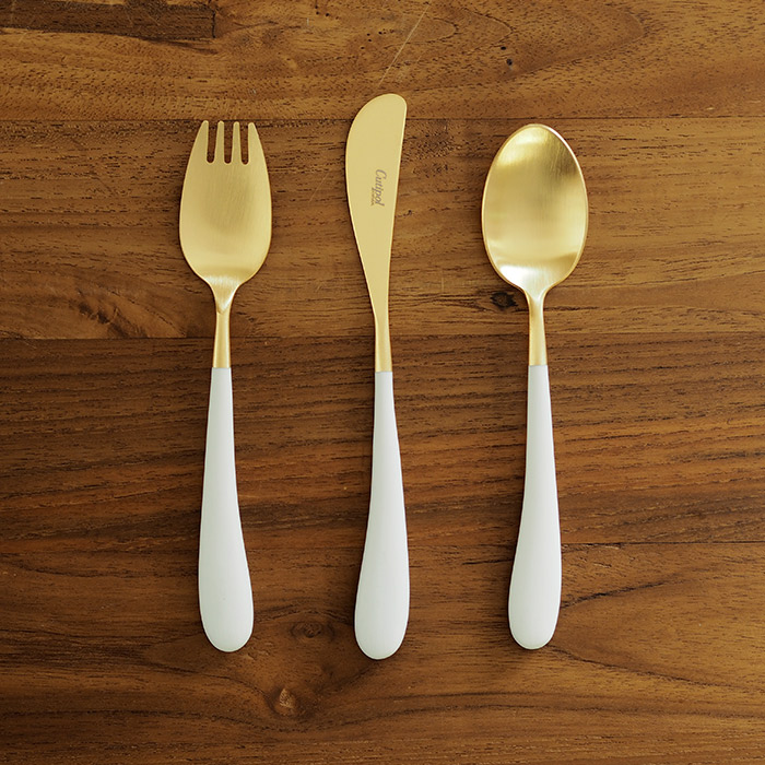 【正規品】クチポール　アリス　ホワイト　ゴールド　3PCS　/　Cutipol　ALICE