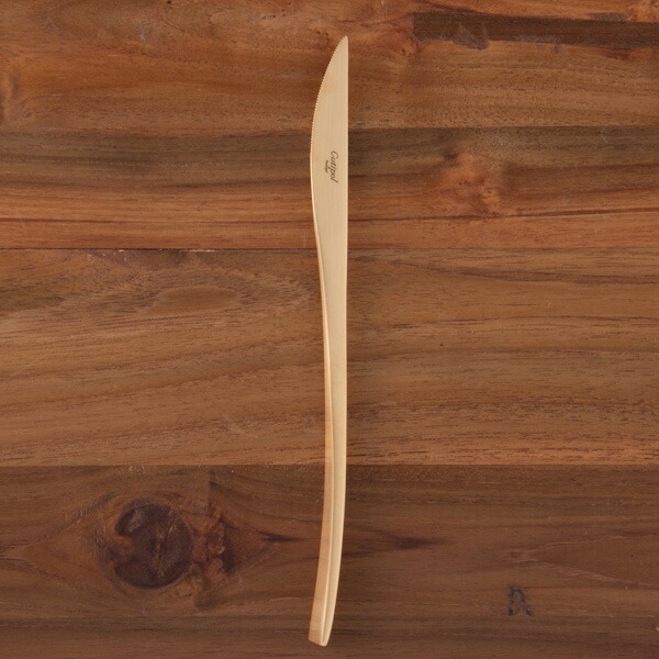 【正規品】クチポール　デュナ　ゴールド　ディナーナイフ　/　Cutipol　DUNA