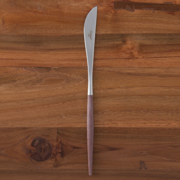 【正規品】クチポール　ゴア・ブラウン　シルバー　ディナーナイフ　/　Cutipol　GOA-Brown